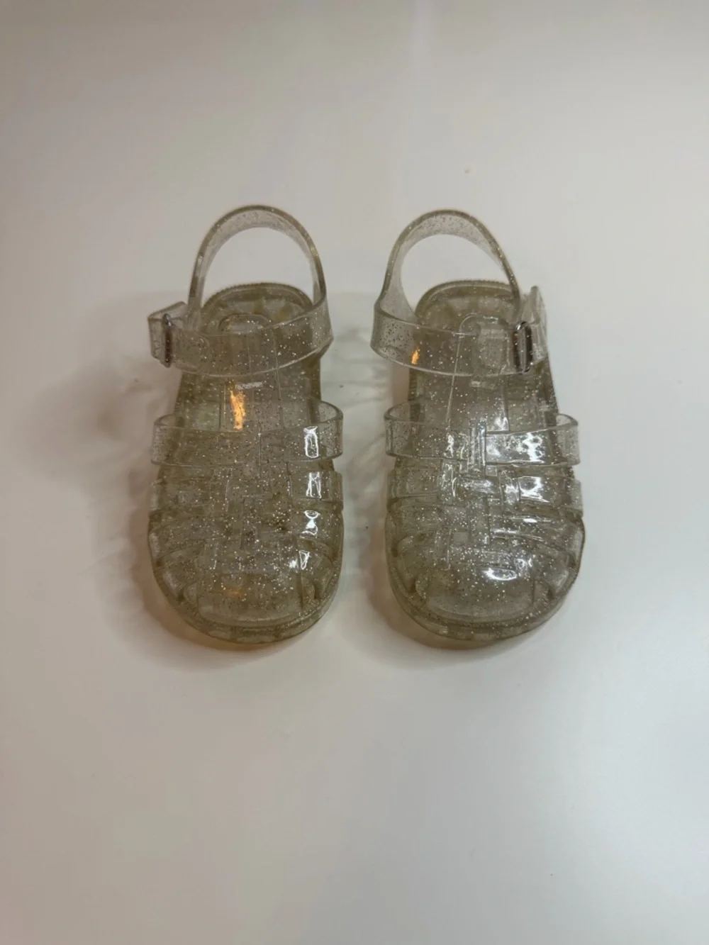 OshKosh B'gosh Clear Glitter Jelly Sandals